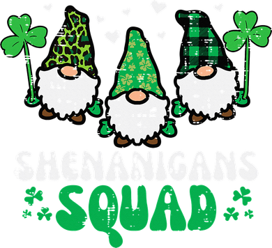 St Patricks Day Gnomes Shenanigans Squad Pajama Set