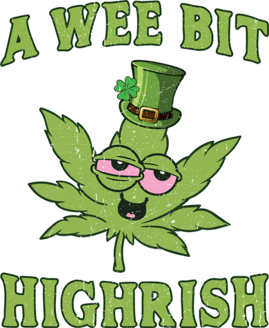 St Patricks Day, A Wee Bit, Funny St Patricks Day Button