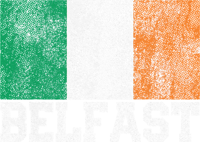 St Patrick's Day Irish Flag Belfast Ireland Saint Paddy's Long Sleeve Shirt