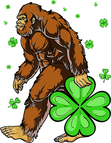 St Patrick's Day Bigfoot Irish Sasqautch Saint Padd Tumbler