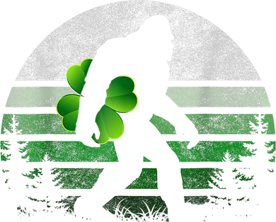 St Patricks Day Bigfoot Irish Shamrock Sasquatch Clover Leaf Tote Bag