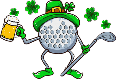 St Patricks Day Golf Golfing Irish Golfer Beer Humor Hat