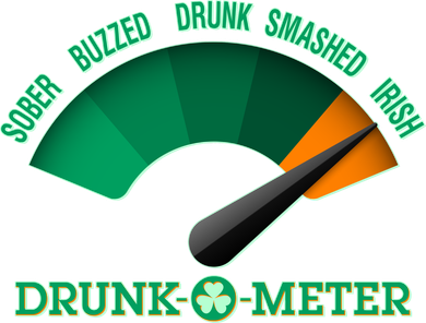 St. Patrick's Day Drunk O Meter Kids Hoodie