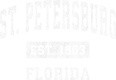 St. Petersburg Florida Fl Vintage Established Doggie Tank