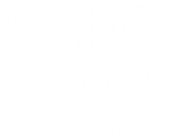 St. Petersburg Florida Fl Vintage Established Sports Doggie Tank