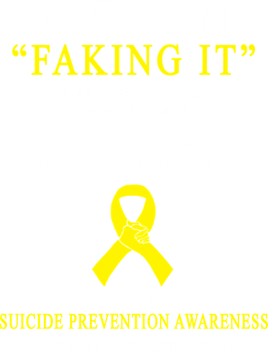 Suicide Prevention Faking It Quote Kids T-Shirt