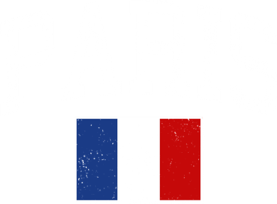 Sporty Paris France Flag Logo Sports Fan Mousepad