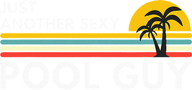 Sexy Pool Guy Palm Tree Polo