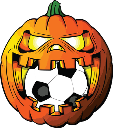 Soccer Player Halloween Pumpkin Skeleton Tees Boy Baby Bodysuit