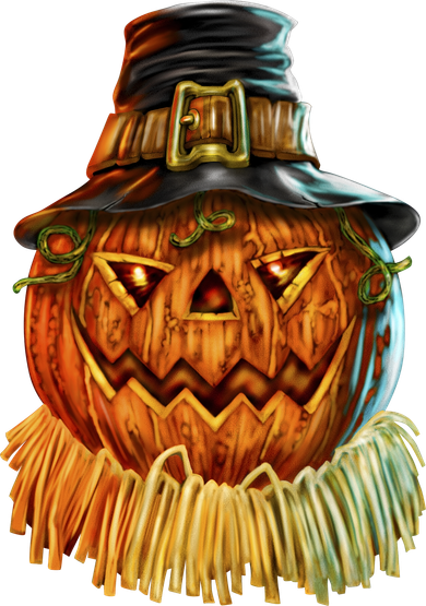 Scarecrow Pumpkin Halloween Toddler Hoodie