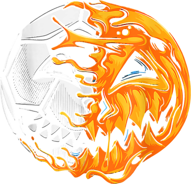 Soccer Player Halloween Pumpkin Skeleton Hallows' Day Hat