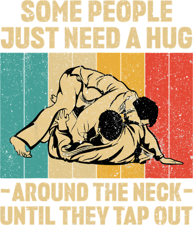 Some People Just Need A Hug Vintage BJJ Brazilian Jiu Jitsu Hat