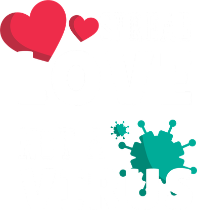 Spread Love Not A Virus Toddler Hoodie