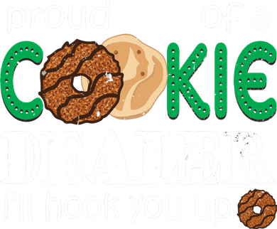 Scout Proud Mom Of A Cookie Dealer Troop Leader Kids Long Sleeve Shirt