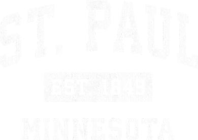 St. Paul Minnesota Mn Vintage Established Sports Baby Bodysuit