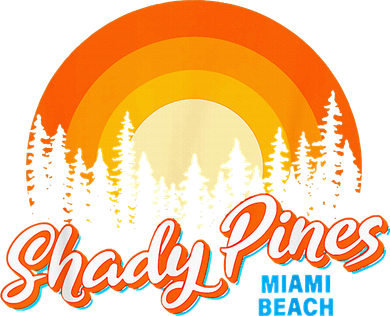 Shady Pines Miami Beach Florida Beach Summer Vacation Kids Hoodie