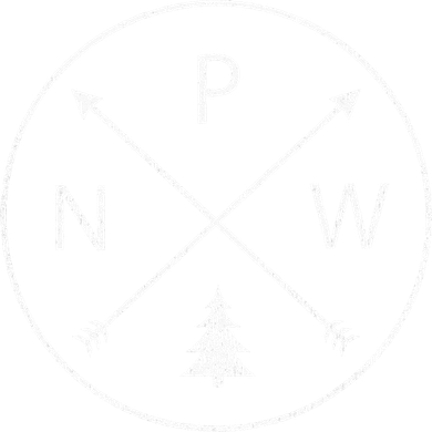 Simple Pacific Northwest Accessory Arrows Pine Tree PNW Bucket Hat