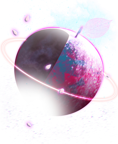 Apple Nebula Space Planet Coaster