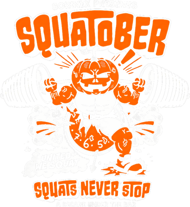 Sorinex Presents Squatober Squats Never Stop Santa Hat
