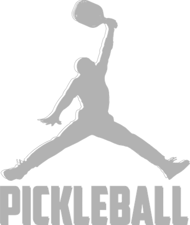 Silver Pickleball Sports Logo Kids Sweatshirt
