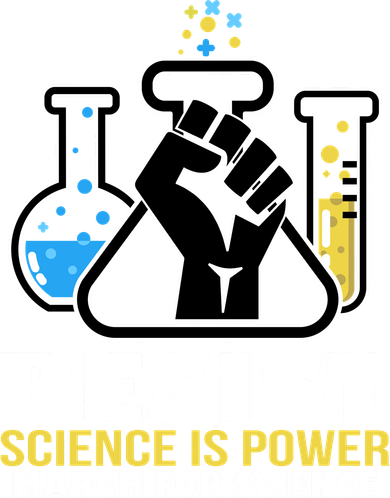 Resist Science is Power March for Science Fist Logo Kids T-Shirt