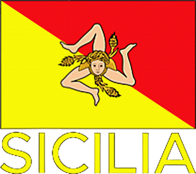 Sicilia Pallermo Triskelion Flag Women's Dry Zone Grid Polo