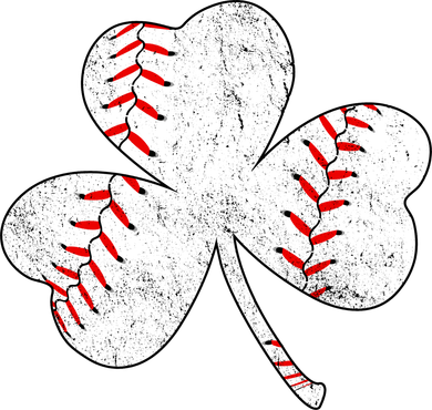 Shamrock Clover Leaf Baseball Kids T-Shirt