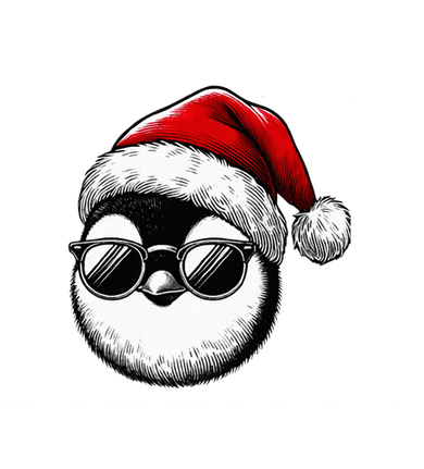 Skibidi Rizzmas Funny Christmas Penguin Women's Hoodie