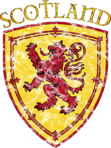 Scottish Rampant Lion Scotland Coat Of Arms Banner Toddler T-Shirt
