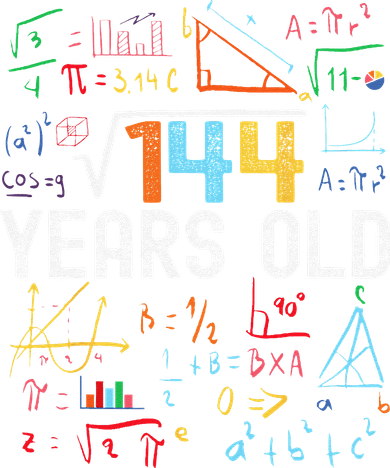 Square Root Of 144 12th Birthday 12 Years Old Birthday T-Shirt