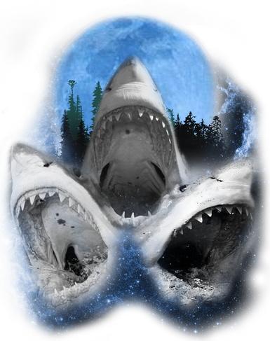 Space Sharks Universe Trio Ornament