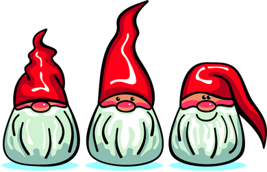 Three Santa Gnomes Pajama Set