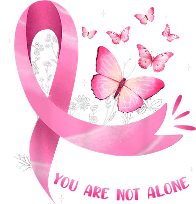 Support Squad Breast Cancer Awareness Pink Ribbon Butterfly Women's Hoodie