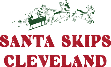 Santa Skips Cleveland T-Shirt