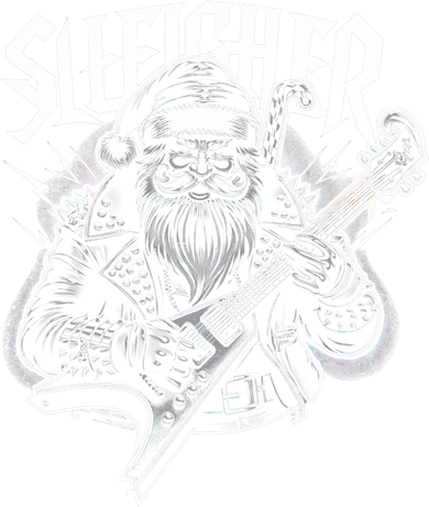Sleigher Santa Claus Rock Christmas Funny Hail Santa Great Gift Tumbler