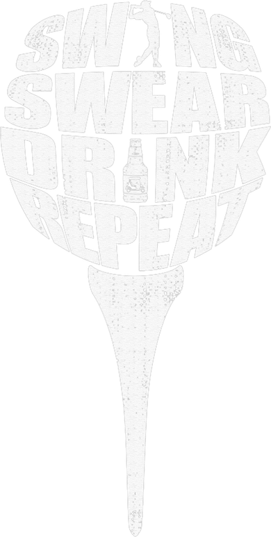 Swing Swear Drink Repeat Player Funny  Golf Lover Kids T-Shirt