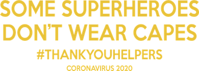 Some Superheroes Don't Wear Capes #THANKYOUHELPERS Polo