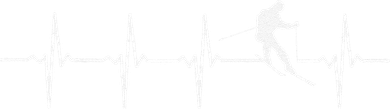 Skiing sport funny Ski Heartbeat gift for skiers Toddler T-Shirt