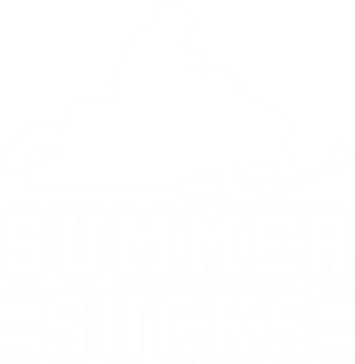 Summer Sucks! Funny Braap Snowmobile Rider Wintersport Quote Gift Button