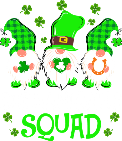 Shenanigans Squad Gnomies St Patrick's Day Santa Hat