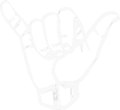 Shaka Sign Good Vibes Retro Hang Loose Hawaii Surfing Button