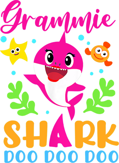 Shark Shirt Grammie Shirt Grammie Lover Family Mother's Beanie