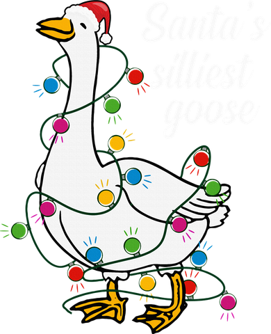 Santa’s silliest goose Funny Christmas Family  Beanie