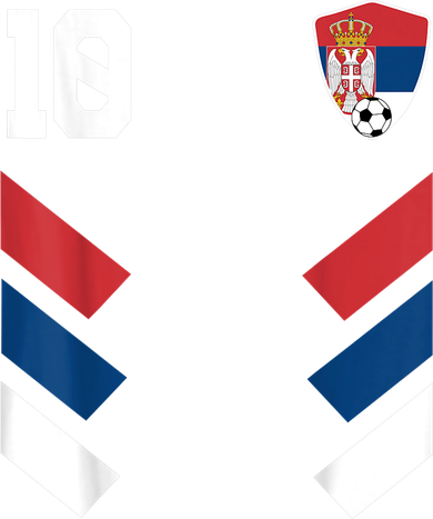 Serbia Soccer Jersey Serbian Football Shirt Flag 11oz C Handle Ceramic Mug