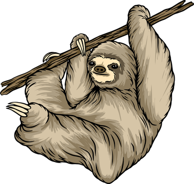 Sloth Hooded Wearable Blanket