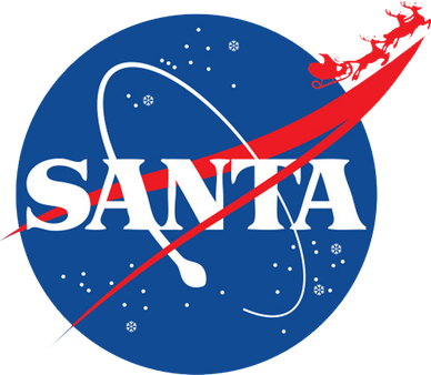 Santa Space Logo Kids T-Shirt