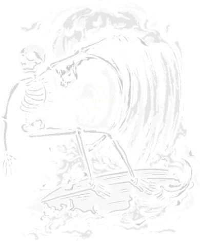 Skeleton Surfing Lazy Halloween Costume Skull Bones Surfer Toddler T-Shirt