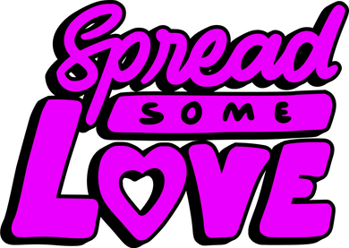 Spread Some Love Retro Hoodie