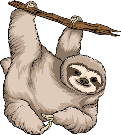 Sloth Hooded Wearable Blanket