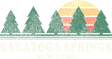 Saratoga Springs Ny Vintage Throwback Retro 70s Design Women's Tank Top